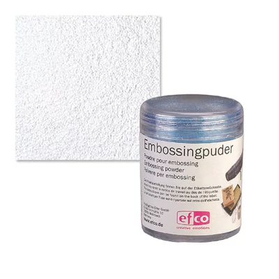 Embossing puder, embossing puder - bijeli