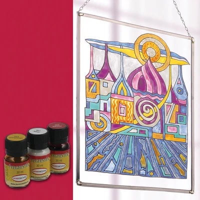 Hobby artist terpentinska boja za staklo, 30 ml - 465 karmin