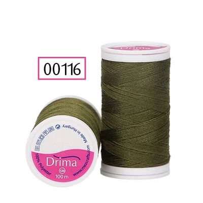 Drima konac za šivanje, poliester, 100 m - 00099