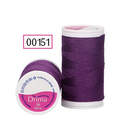 Drima konac za šivanje, poliester, 100 m - 00151