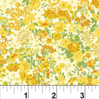 Patchwork tkanina - In The Beginning - Garden Delights 1634GSF-2