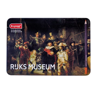 Bruynzeel Rijks Museum set olovaka u boji - 50 kom., Rembrandt: Noćna straža