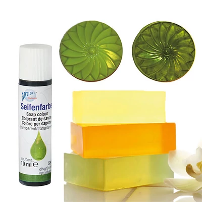 Tekuća boja za sapun, 10 ml - maslinasto zelena
