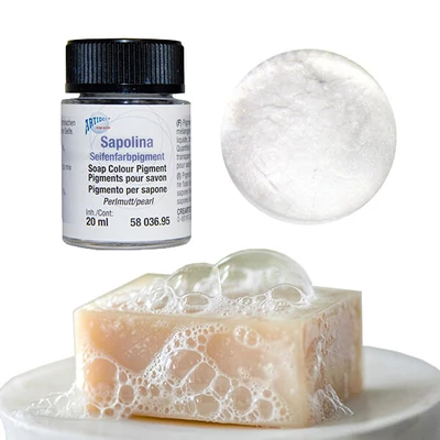 Boja za sapun u prahu, 20 ml - sedef