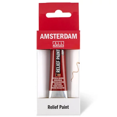 Amsterdam Relief Paint konturna boja, negoriva, 20 ml - crvenkasto smeđa, 422