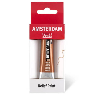 Amsterdam Relief Paint konturna boja, negoriva, 20 ml - bronca, 811