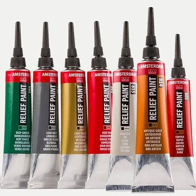 Amsterdam Relief Paint konturna boja, negoriva, 20 ml - u raznim bojama