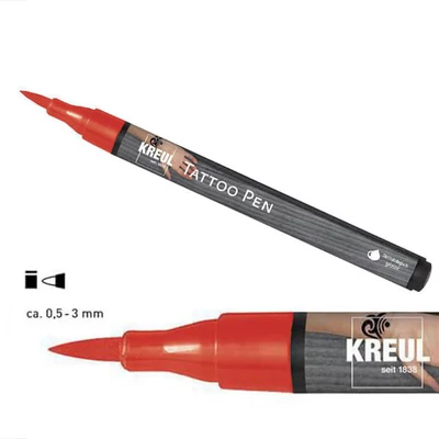 Tattoo filc, Tattoo olovka, 0,5-3 mm - crvena