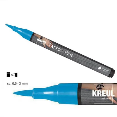 Tattoo filc, Tattoo olovka, 0,5-3 mm - plava