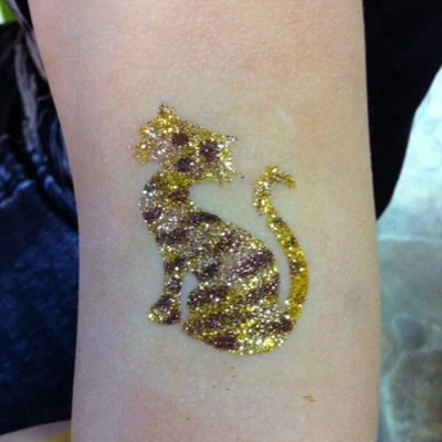Tattoo šablona, samoljepljiva šablona - Cat 03