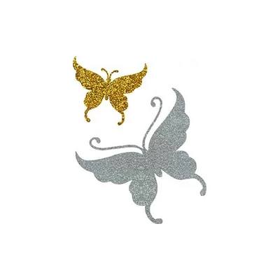 Tattoo šablona, samoljepljiva šablona - Leptir 07