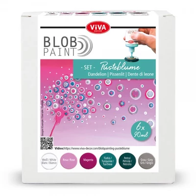 Set boja u mrljama, 6x90 ml - Maslačak