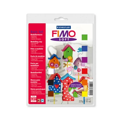FIMO Soft Basic Set set pečena glina, 9x25 g