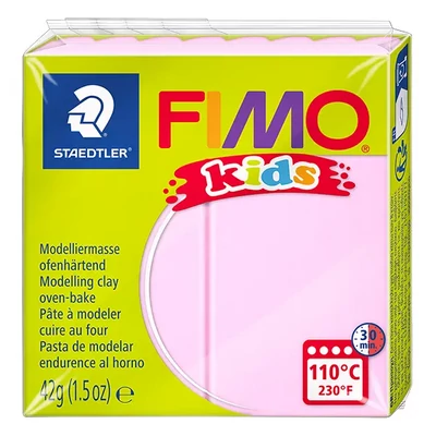 FIMO Kids pečena glina, 42 g - ružičasti (8030-25)