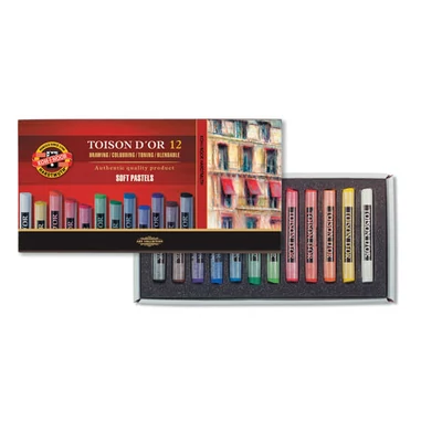 Toison d'Or set praškastih pastelnih kreda - 12 kom