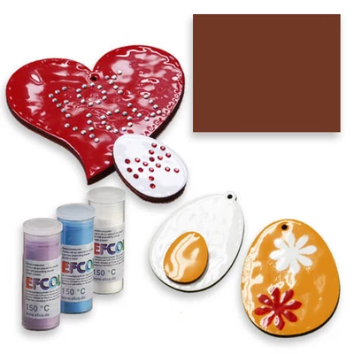 Efcolor hobby emajl prah, 10 ml - smeđi