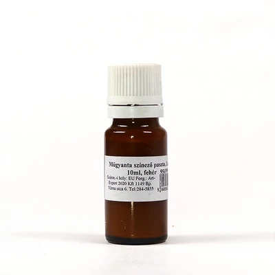 Boja za smolu, pokrivna pasta, 10 ml - bijela