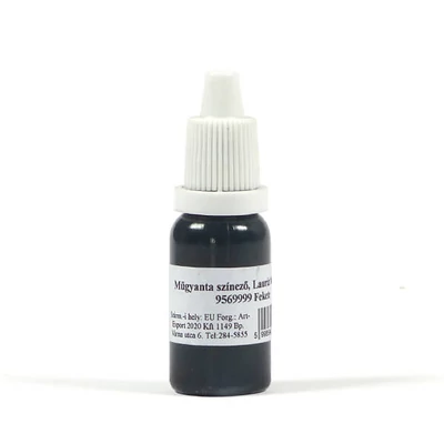 Boja za smolu, prozirna, 10 ml - crna