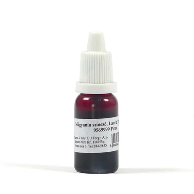 Boja za smolu, prozirna, 10 ml - crvena