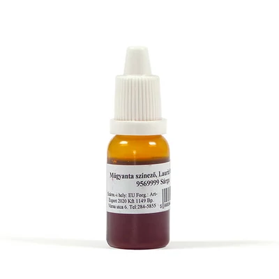 Boja za smolu, prozirna, 10 ml - žuta