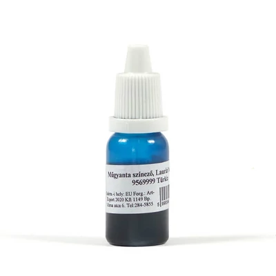 Boja za smolu, prozirna, 10 ml - tirkizna
