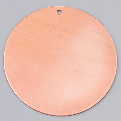 Vatra emajl crveno bakreno postolje - okruglo, 42 mm