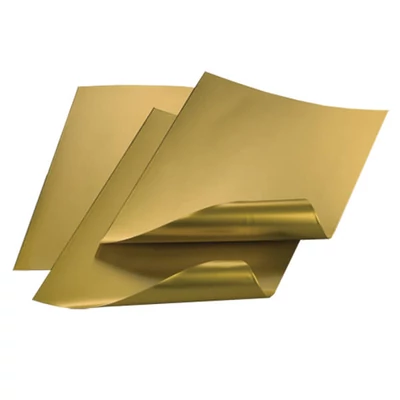 Aluminijska folija, 0,07 mm, 3 kom - zlatna