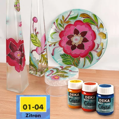 Deka Color Cristal boja za staklo 25 ml - 04 limun