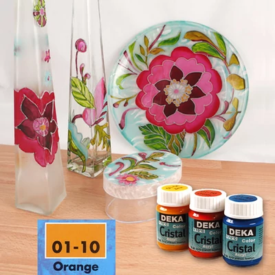 Deka Color Cristal boja za staklo 25 ml - 10 naranči