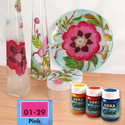 Deka Color Cristal boja za staklo 25 ml - 29 roza