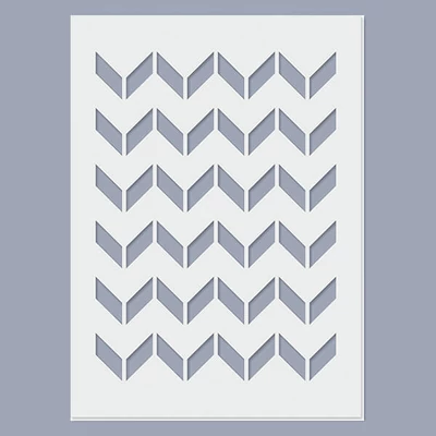 Šablona, 15x20 cm - Chevron