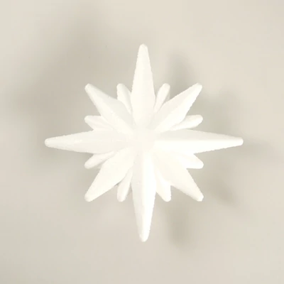 Hungarocell (stiropor) figura, zvijezda, 16 grana - 10 cm, ukrasna