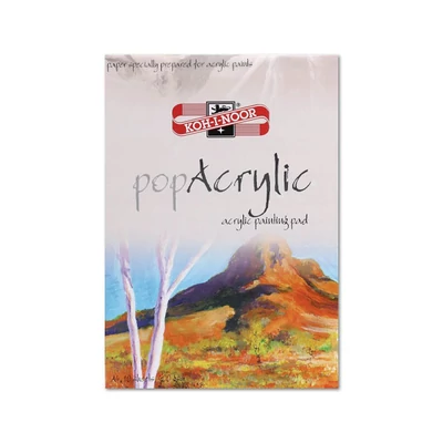 KOH-I-NOOR Pop Acrylic akrilni blok za slikanje, 400 g, A4, KOH9920