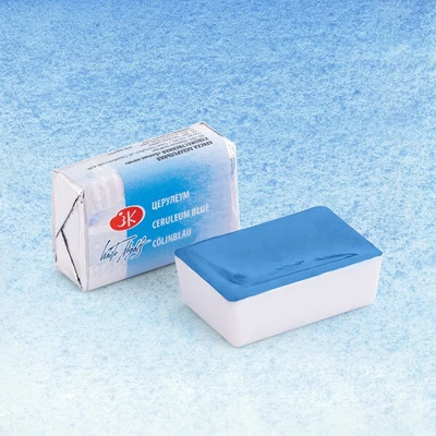 White Nights svilenkasta akvarel boja 2,5 ml - 503, cerulean blue