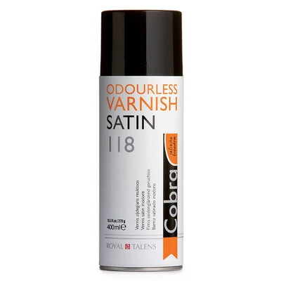 Talens Cobra 118 lak u spreju, svilenkasti sjaj - 400 ml