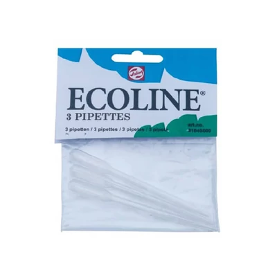 Plastična pipeta za Talens Ecoline tekuće vodene boje, 3 kom