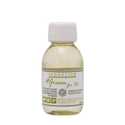 Sennelier Green for oil (ekološki prihvatljiva) tekućina za pranje kistova - 100 ml
