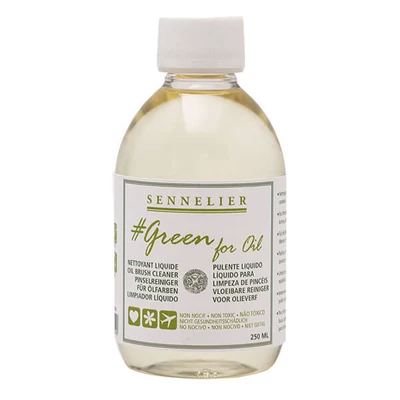 Sennelier Green for oil (ekološki) tekućina za pranje kistova - 250 ml