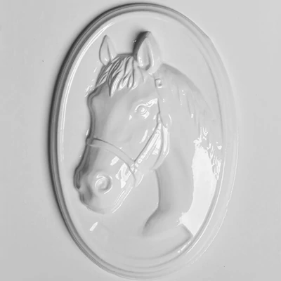 Hobby artist plastični kalup - slika konjske glave, ovalna