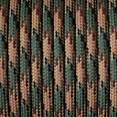 Paracord 550, u metrima, 4 mm - camo woodland