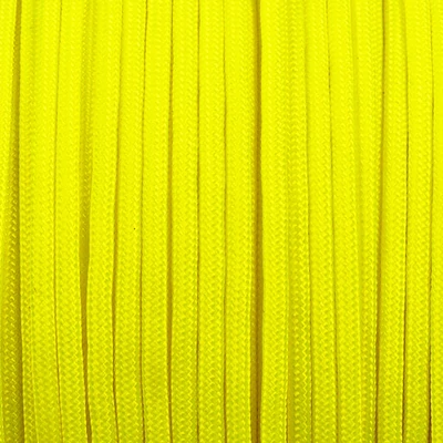 Paracord 350, u metrima, 3 mm, sintetika - fluor žuta