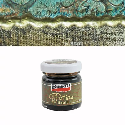 Pentart tekuća patina, 30 ml - bitumenska