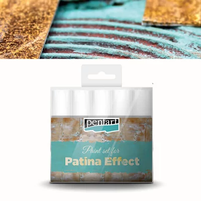 Pentart patina efekt set boja, 5x20 ml