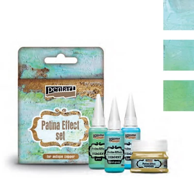 Pentart patina efekt prah i set reagensa