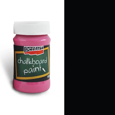 Pentart boja za ploču, 100 ml - metalik crna