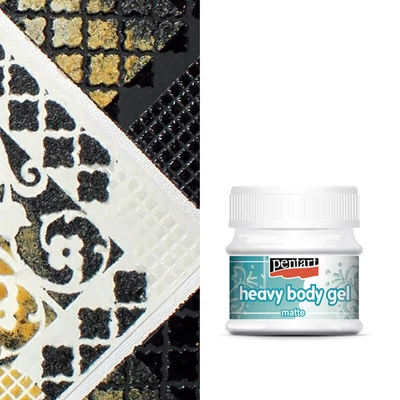 Pentart Gel Paste, 50 ml - gusti mat opal
