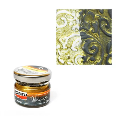 Pentart metalik vosak pasta, 20 ml - zlatna