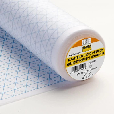 Vlieseline Rasterquick Dreieck 53256621 - šivanje na papiru širine 90 cm