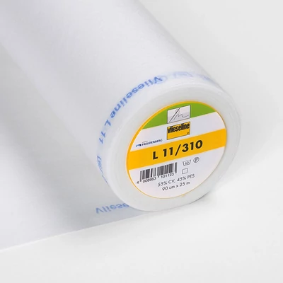 Vlieseline L11 - tanka podloga za vezenje, periva, širine 90 cm (Stickvlies)