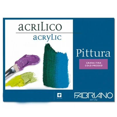 Fabriano Pittura akrilni blok za slikanje, 400 g, 10 listova, 25x35 cm